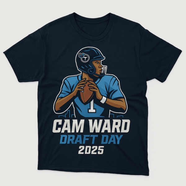 Cam Ward Draft Day 2025 Signature Tee