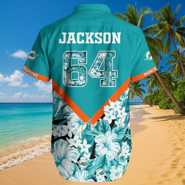 Dolphins Jackson 64 Floral Tropical Shirt & Shorts Set - Image 5