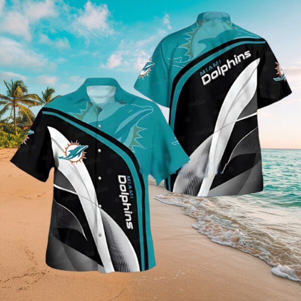 Dolphins NFL Tropical Velocity Aloha Shirt