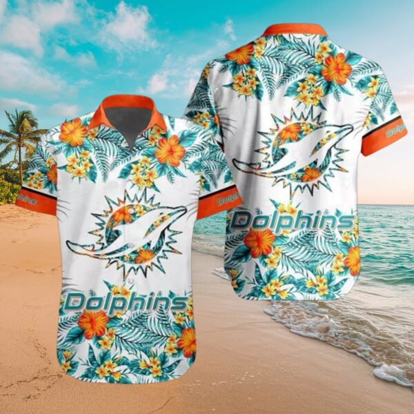 Miami Dolphins Tropical Aloha Shirt - NFL Fan Gear