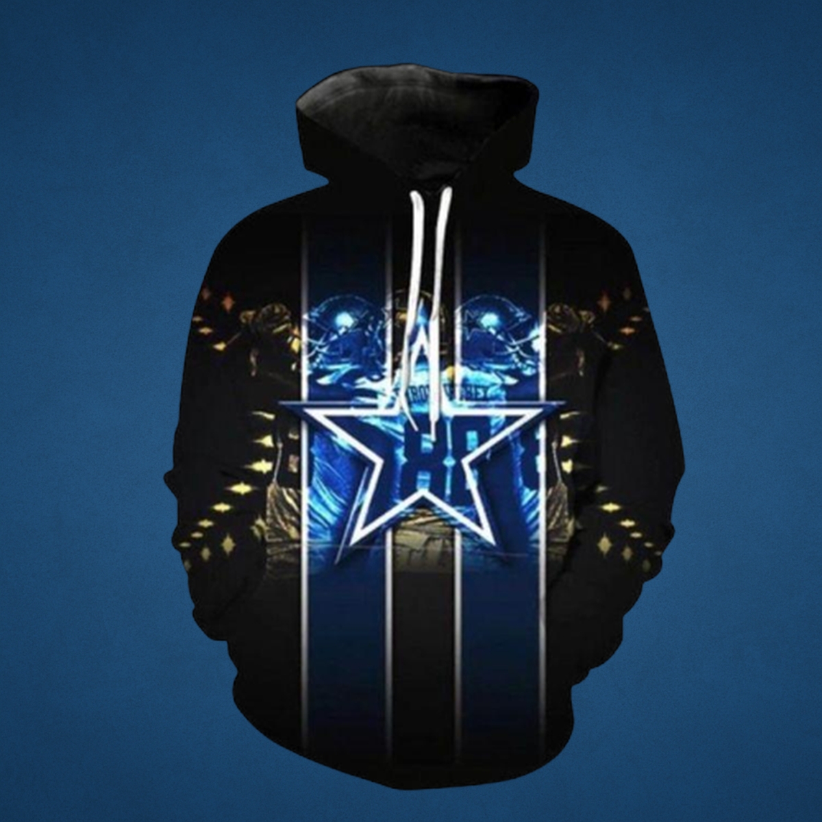 Dallas Cowboys Dynamic Graphic Hoodie - Fan Gear