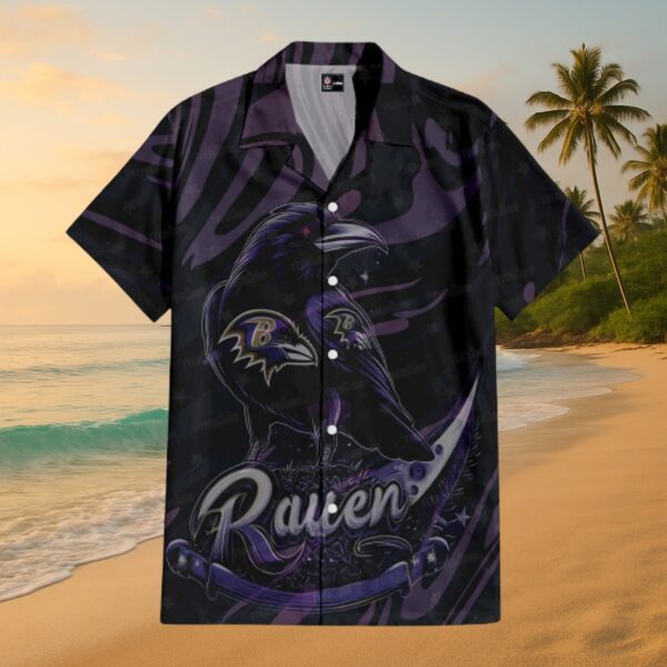 Baltimore Ravens NFL Tropical Shirt & Shorts Set