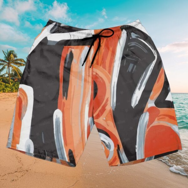 Bengals Abstract Art Hawaiian Shirt - NFL Apparel - Image 5