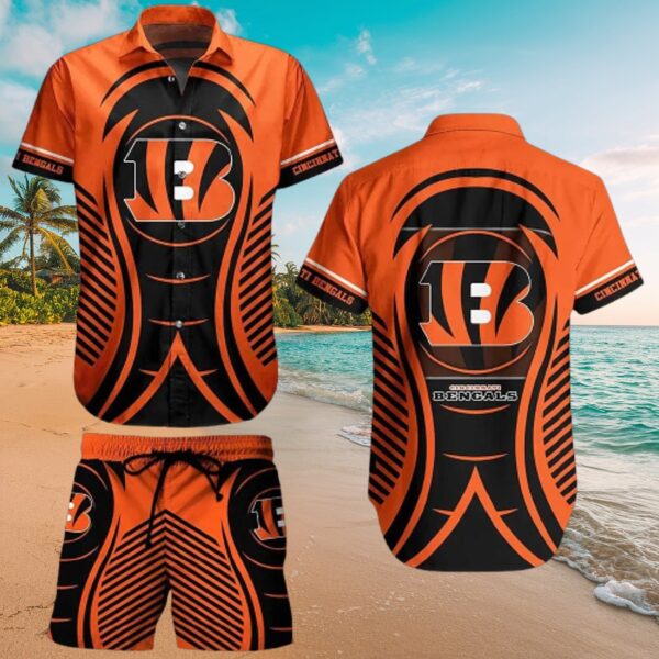 Cincinnati Bengals NFL Tropical Shirt & Shorts Set