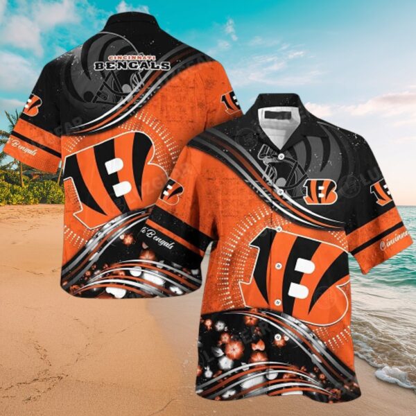 Cincinnati Bengals Tropical Aloha Shirt - NFL Fan Gear
